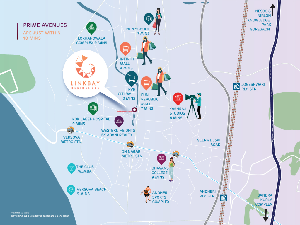 Adani Linkbay Residences worli location